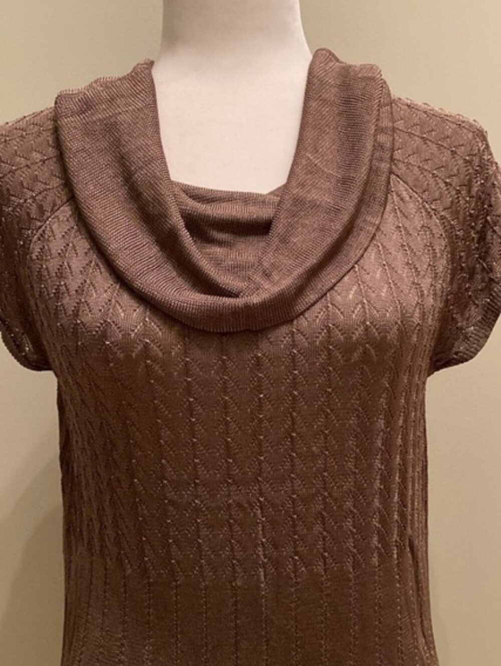 Pendleton Rayon Short Sleeve Sweater/Top